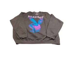 Playboy Andy Warhol Graphic Sweatshirt Mens 3XL Faded Pop Art Pullover (929)